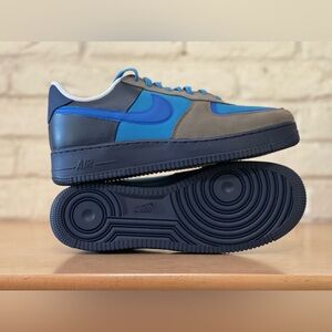 Nike Air Force 1 Low x Stash SP 2024 Soft Grey Harbor Blue HF5516-001 Men Sz 11